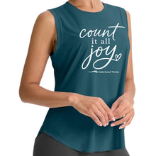 Load image into Gallery viewer, Teal Count It All Joy Tank