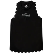 Load image into Gallery viewer, Black Scalloped Body & Soul Tank