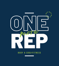 Load image into Gallery viewer, ONE MORE REP Body & Soul® Tri Rocker TANK