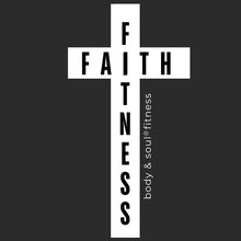 Load image into Gallery viewer, Black Cross Faith Fitness Tank
