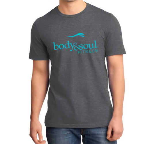 Unisex Gray with Blue Logo