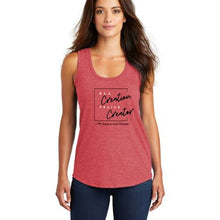 Load image into Gallery viewer, All Creation Red Racerback Tank
