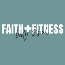 Load image into Gallery viewer, Green Tri Rocker Faith + Fitness Tank
