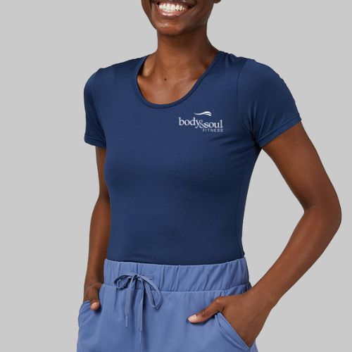 Navy Blue Small Logo Tee